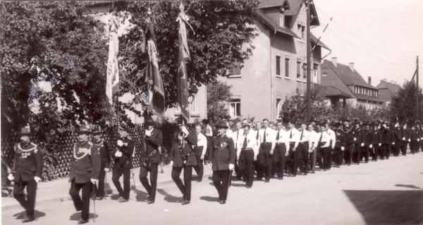 Schützenmarsch 1934 Historisches Bild vom Schützenmarsch 1934