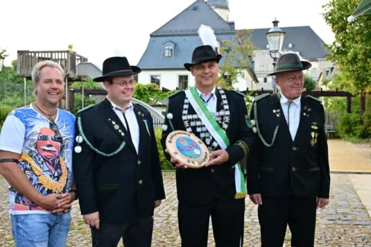 Ehrung des Schützenkönigs 